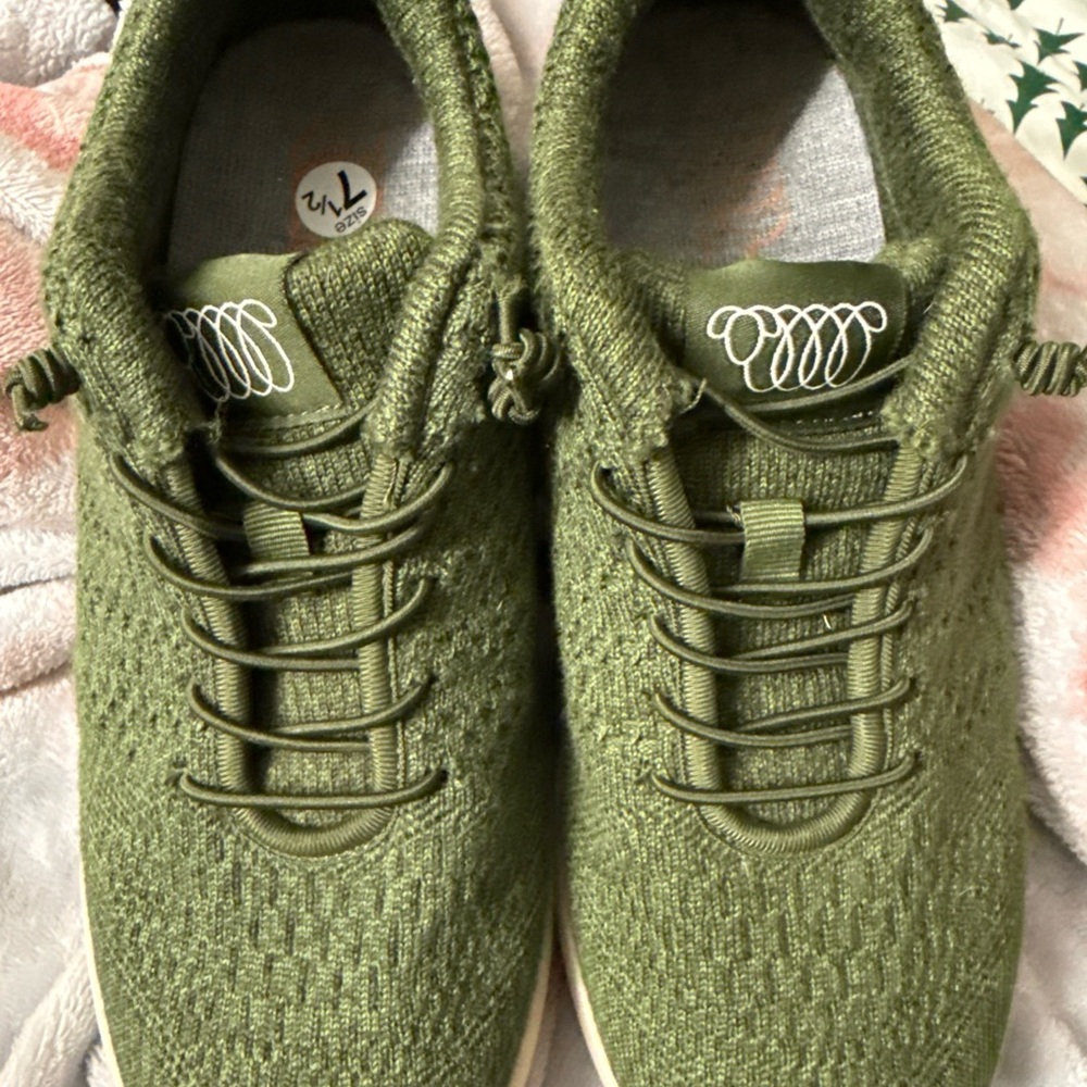 woolloomooloo Belmont Green Merino Wool Sneakers Size 38